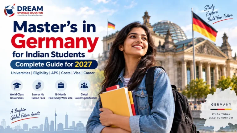Indian student planning a Master's degree in Germany for the 2027 intake